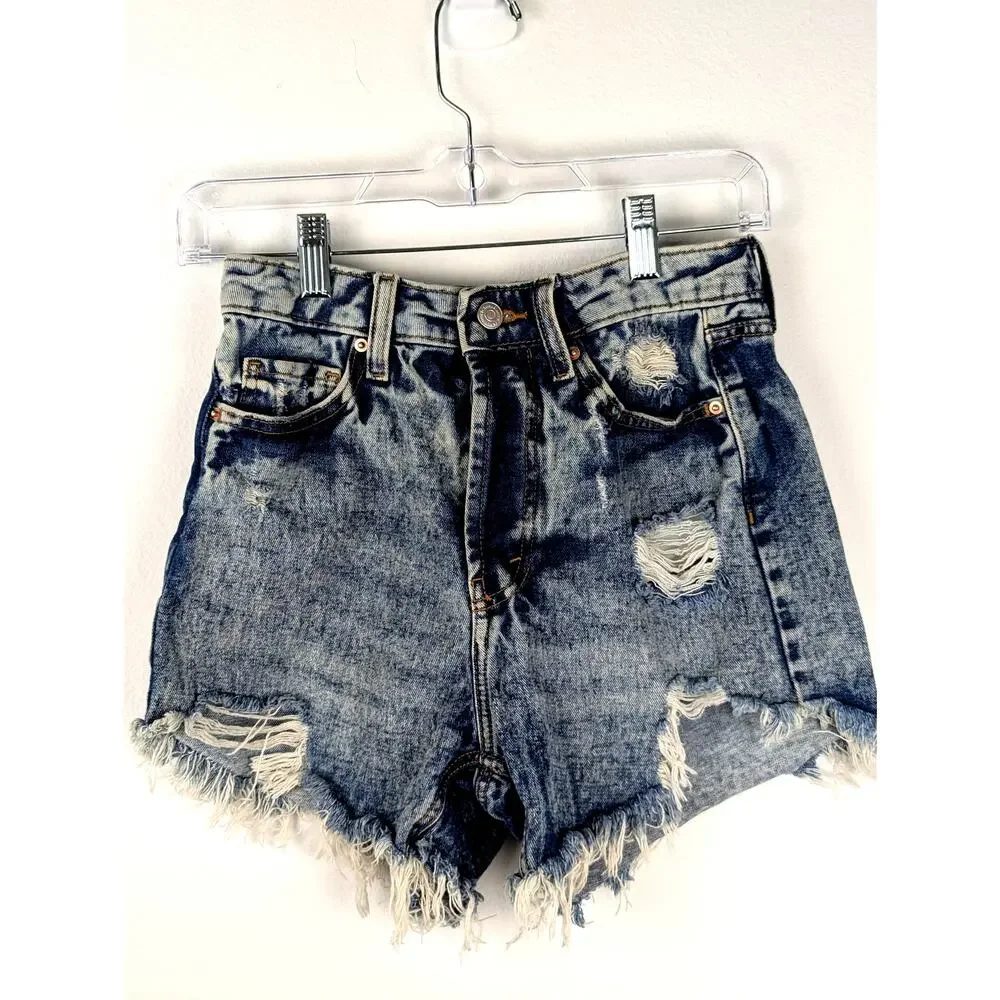 Wild Fable Jeans shorts very distressed SzXS Waist 26